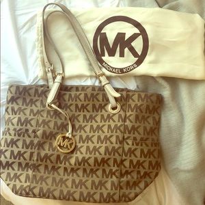 Michael Kors large tote with MK logo